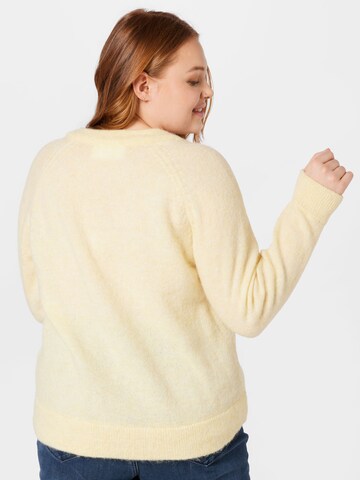 Selected Femme Curve Sweater 'Lulu' in Yellow