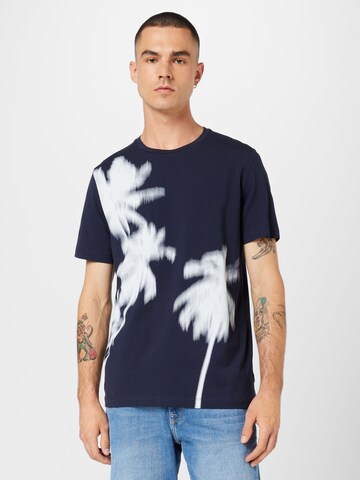 s.Oliver Shirt in Blauw: voorkant