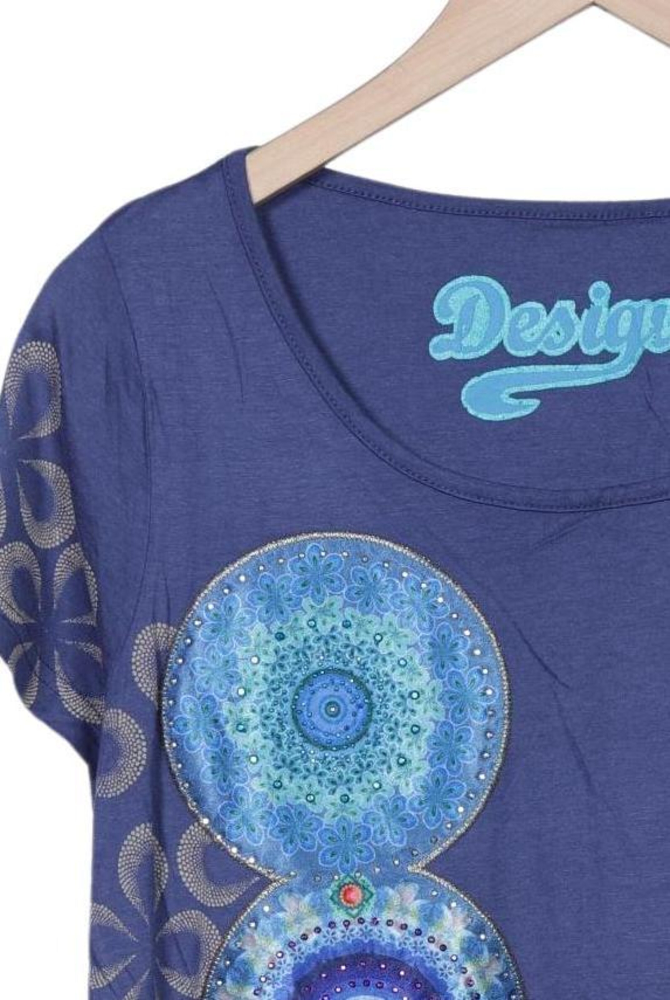Desigual T-Shirt XL in Blau