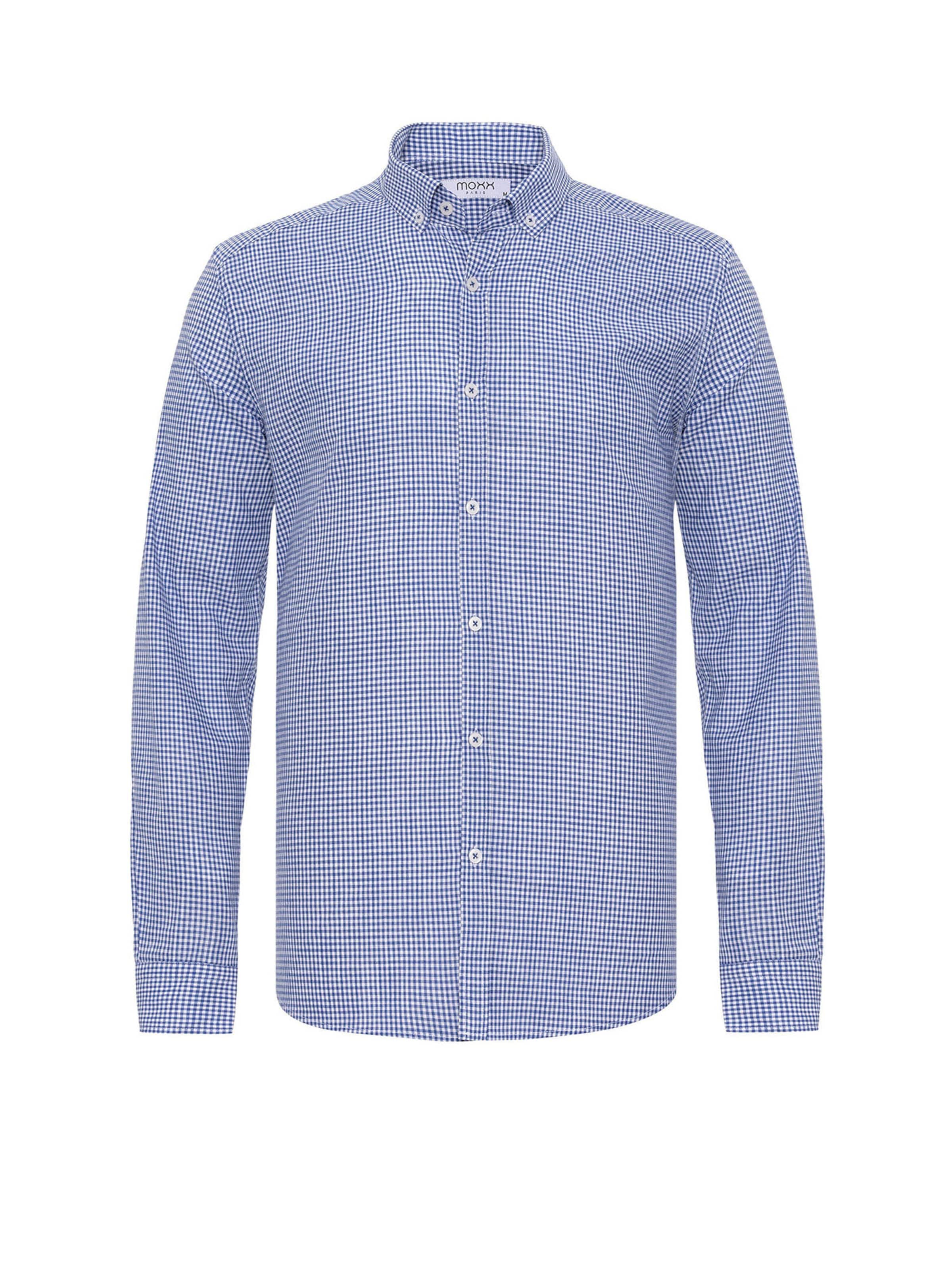 Moxx Paris Rovný strih Košeľa - Modrá: predná strana