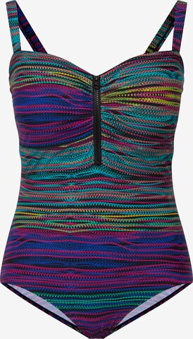 Bustier Maillot de bain Ulla Popken en mélange de couleurs : devant