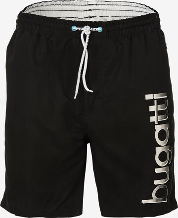 bugatti Board Shorts in Black: front