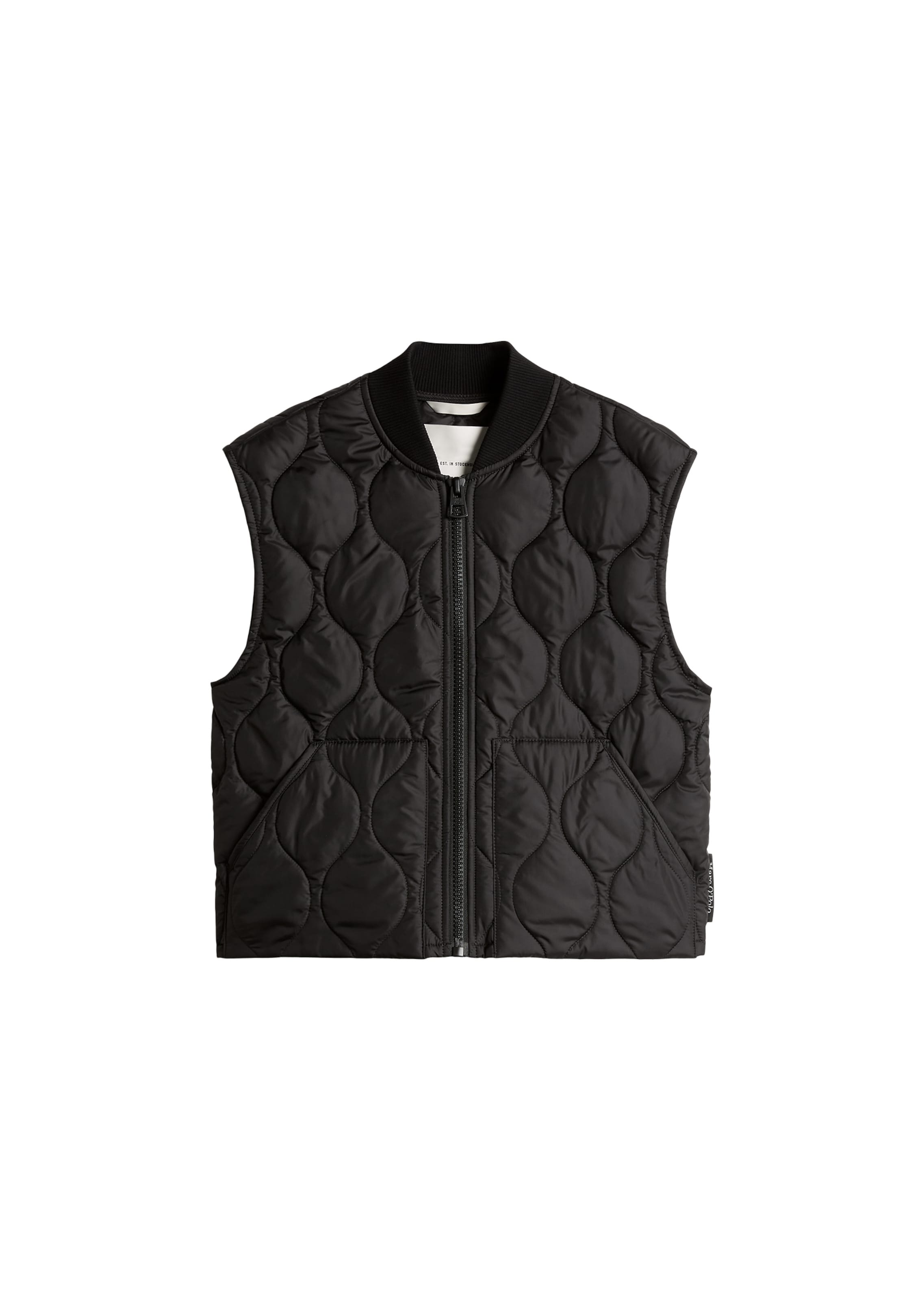 Gilet 'MOP x Function' Marc O'Polo en noir : devant