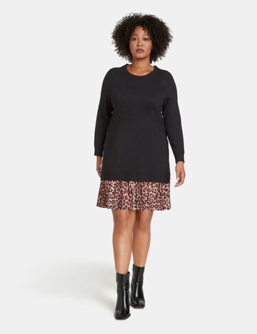 SAMOON Knit dress in Black