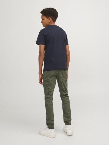 JACK & JONES MINI Tapered Trousers 'PAUL FLAKE' in Green