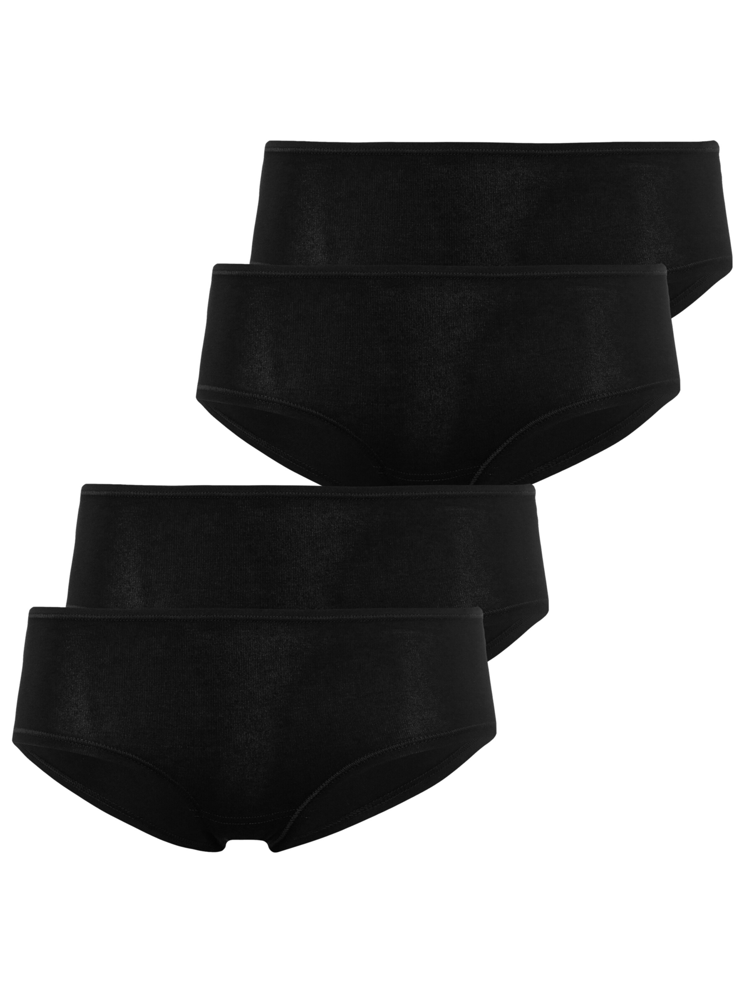 Skiny Panty '4er Pack Panty Advantage Cotton Stretch'‌‌‌‌‌‌ in Schwarz: Vorderseite