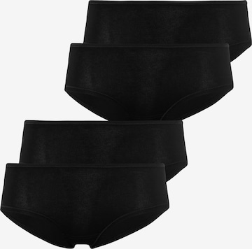 Skiny Panty '4er Pack Panty Advantage Cotton Stretch' in Schwarz: Vorderseite
