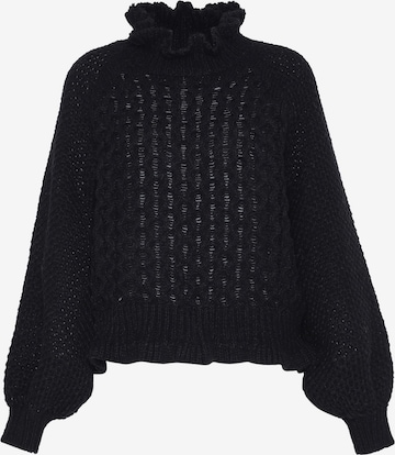 faina - Pullover em preto: frente