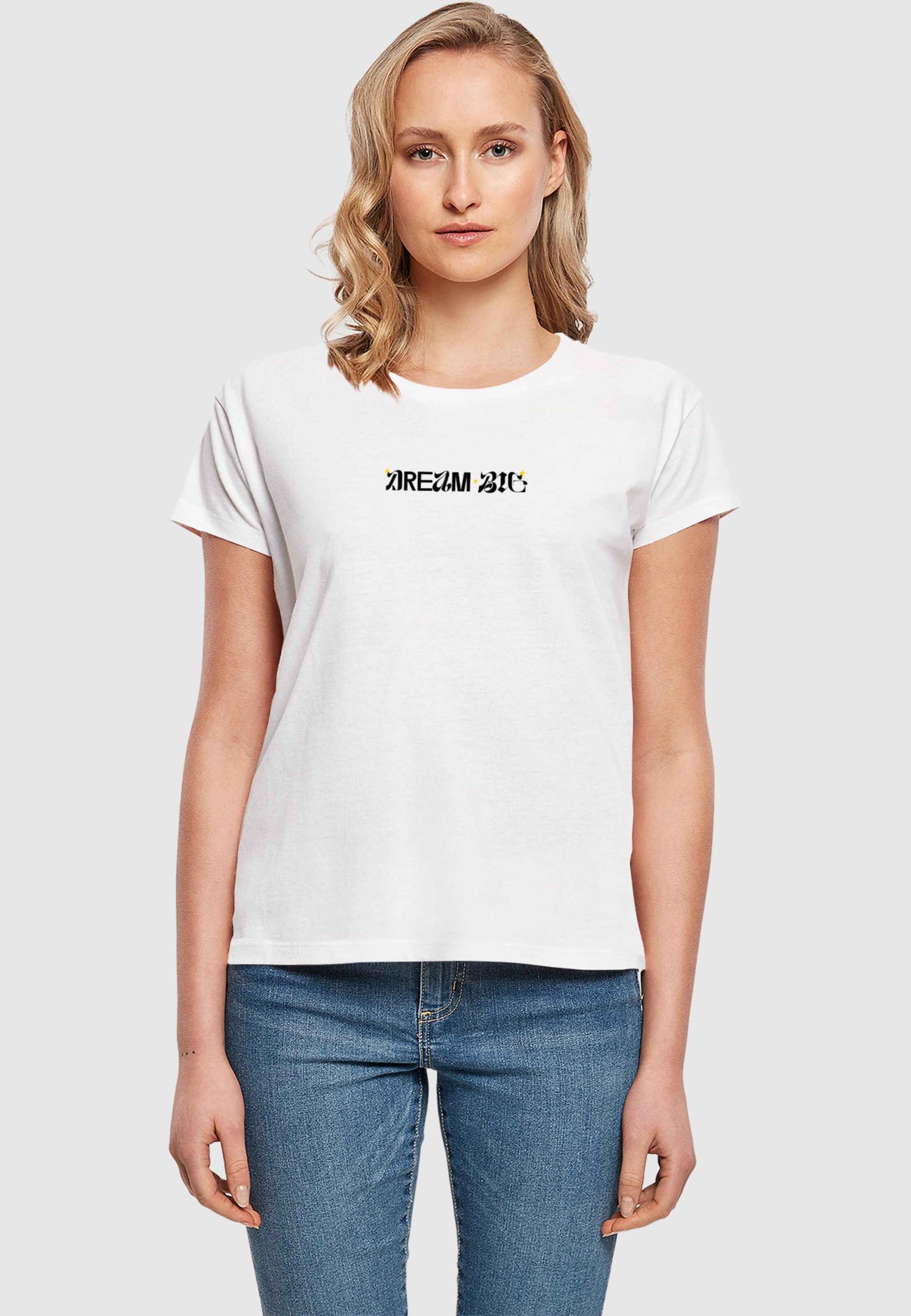 Merchcode Shirt in Weiß: Vorderseite