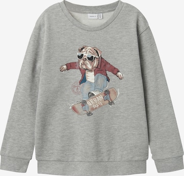 pilka NAME IT Megztinis be užsegimo 'NKMTehogo': priekis