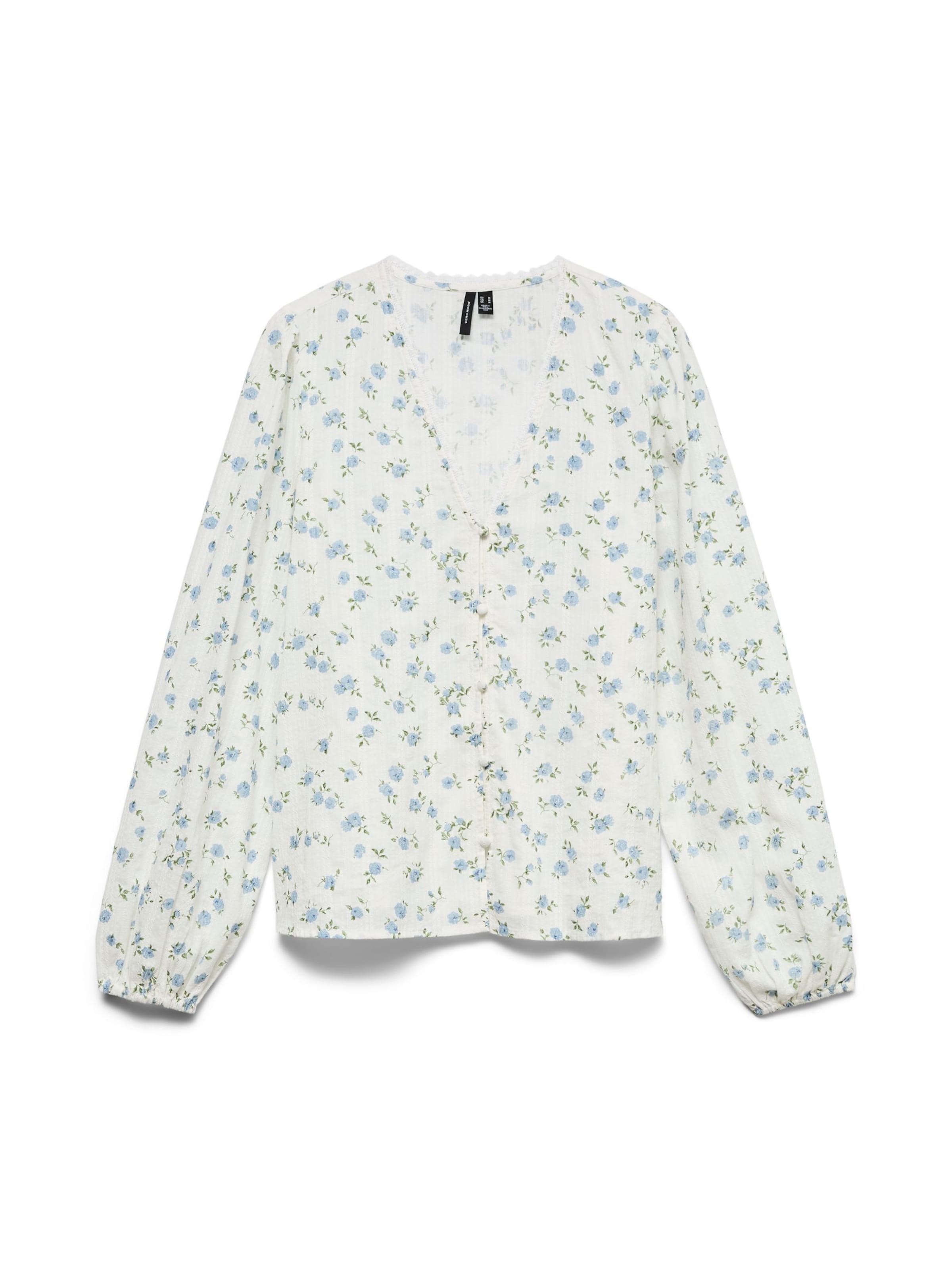 VERO MODA - Blusa 'VMAya' en blanco: frente