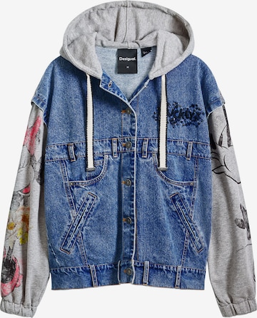 DesigualPrijelazna jakna - plava boja: prednji dio