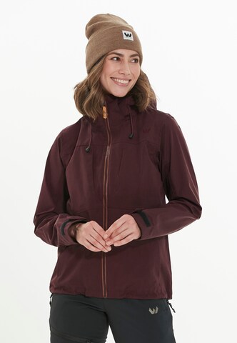Whistler Outdoor jacket 'Downey' in Brown: front