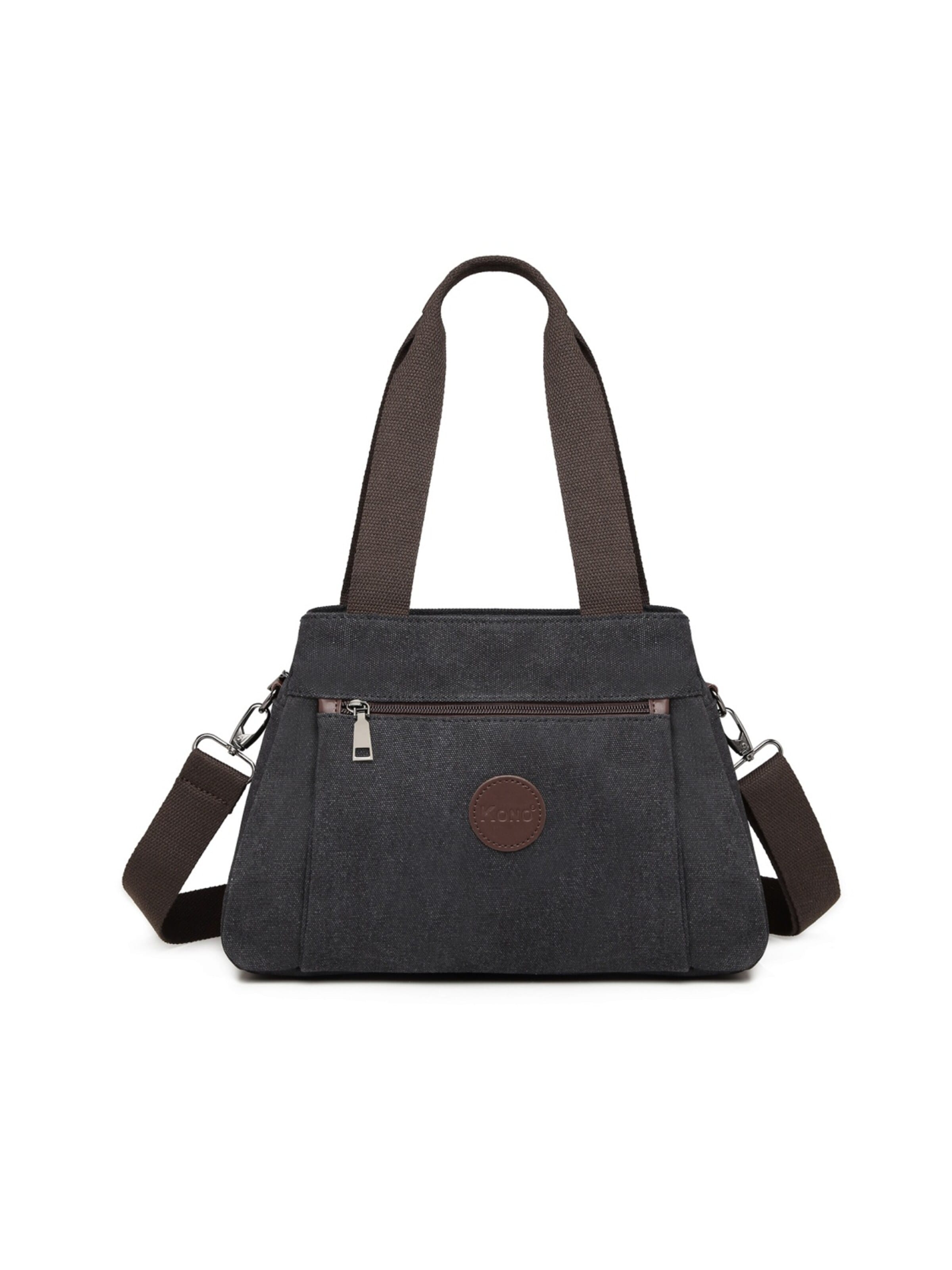 Kono Shoulder Bag in Black: front