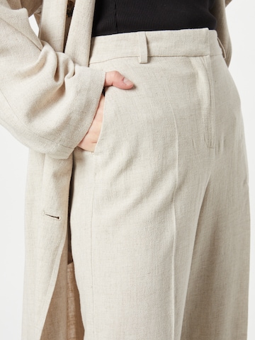 WEEKDAY Regular Pleated Pants 'Cyrus' in Beige