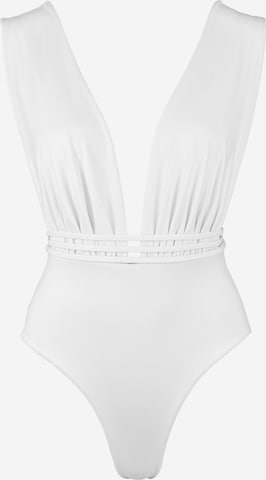 SEA ME SWIM Badeanzug 'ARIDÈE' in Weiß: Vorderseite