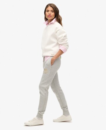 Superdry Tapered Broek in Beige