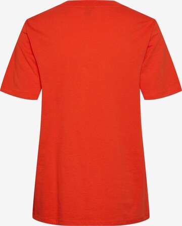 PIECES Majica 'RIA' | oranžna barva