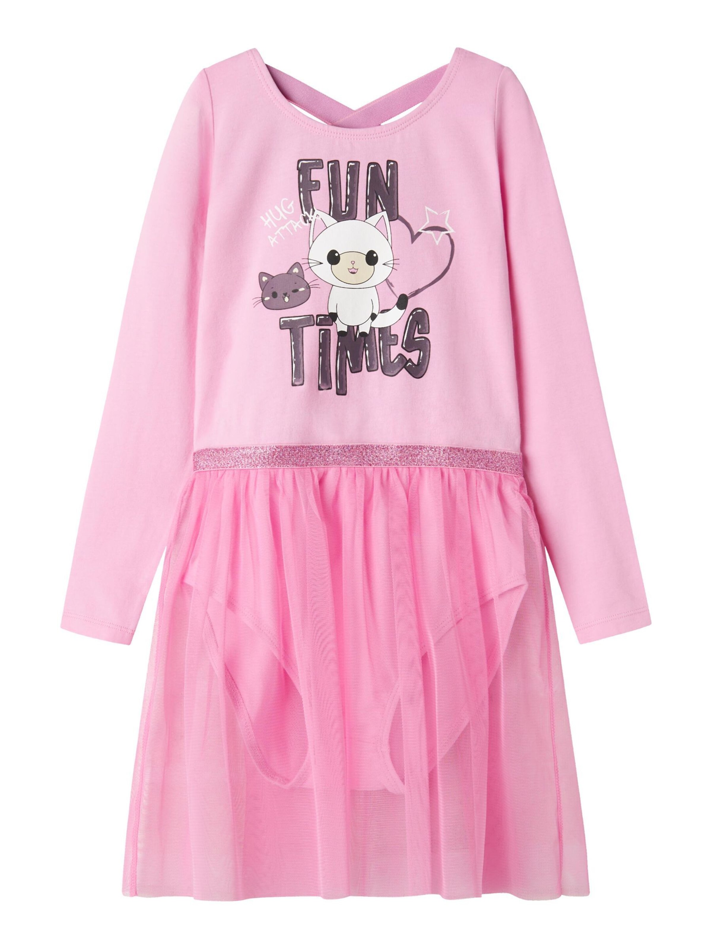 NAME IT Kjole 'Gabby's Dollhouse' i pink: forside