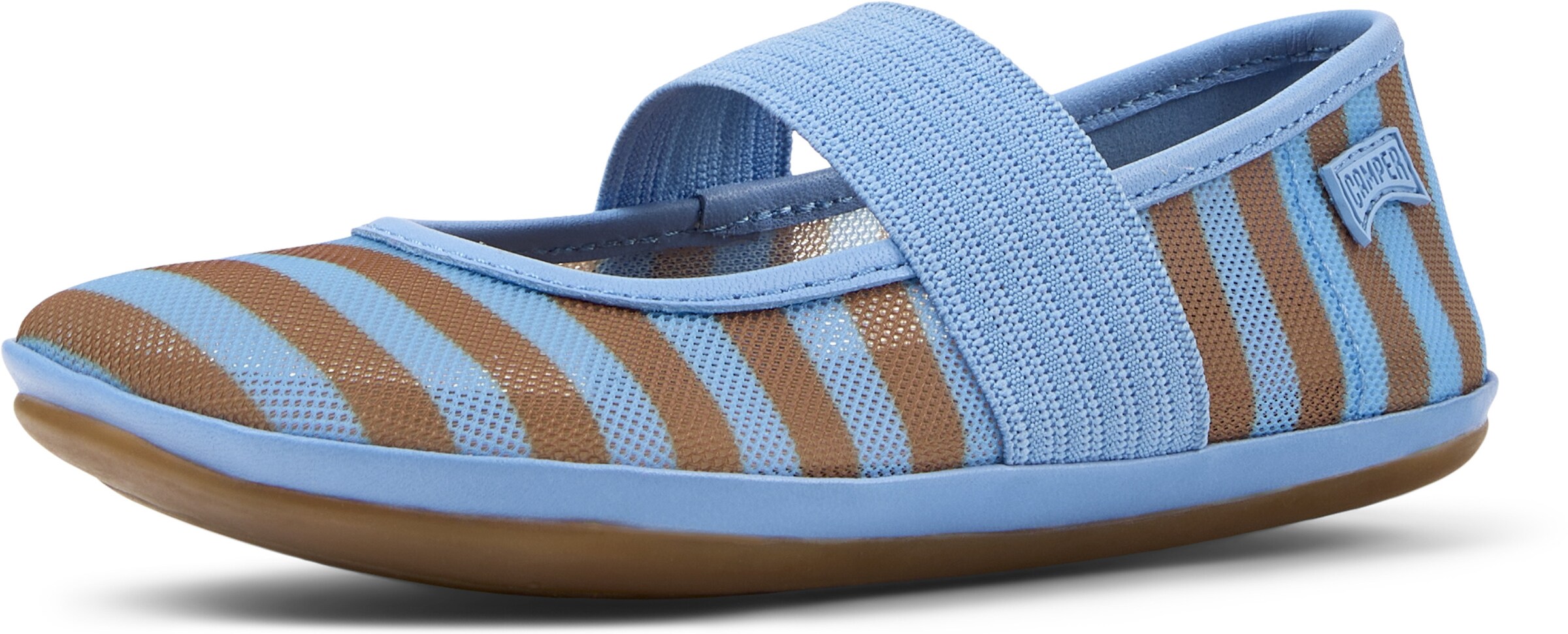 CAMPER Ballerinas ' Right Kids ' in Blau: Vorderseite