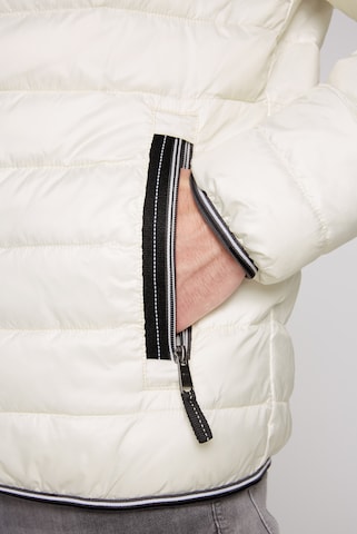 CAMP DAVID Leichte Steppjacke mit Logo Prints und Tapes in Grau