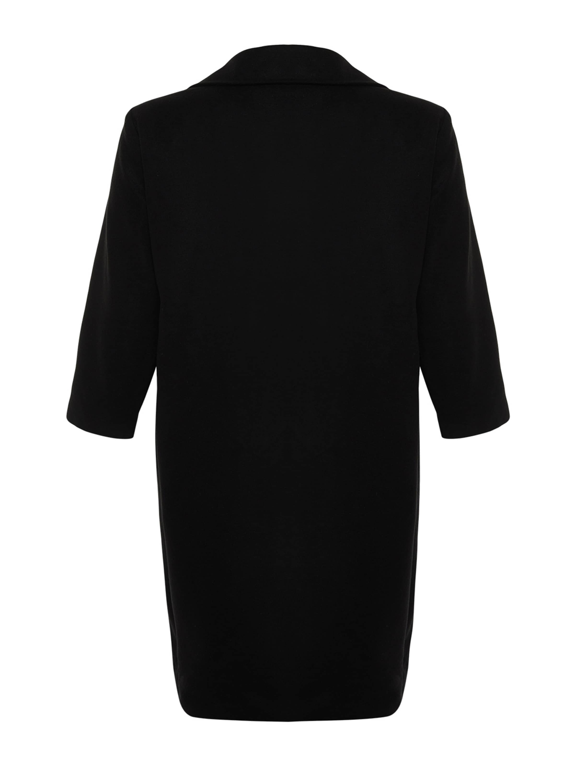 Trendyol Curve Ανοιξιάτικο και φθινοπωρινό παλτό σε μαύρο