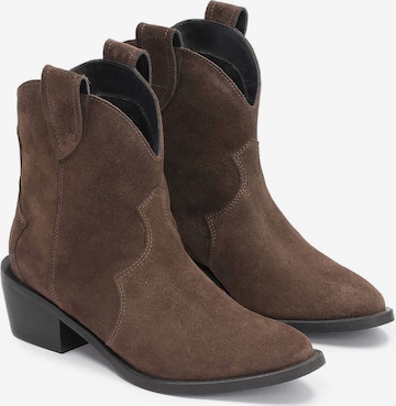 Kazar Booties in Brown