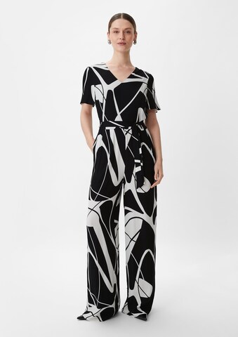 COMMA Jumpsuit in Zwart: voorkant