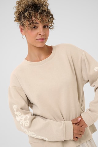 Cream Sweatshirt i beige