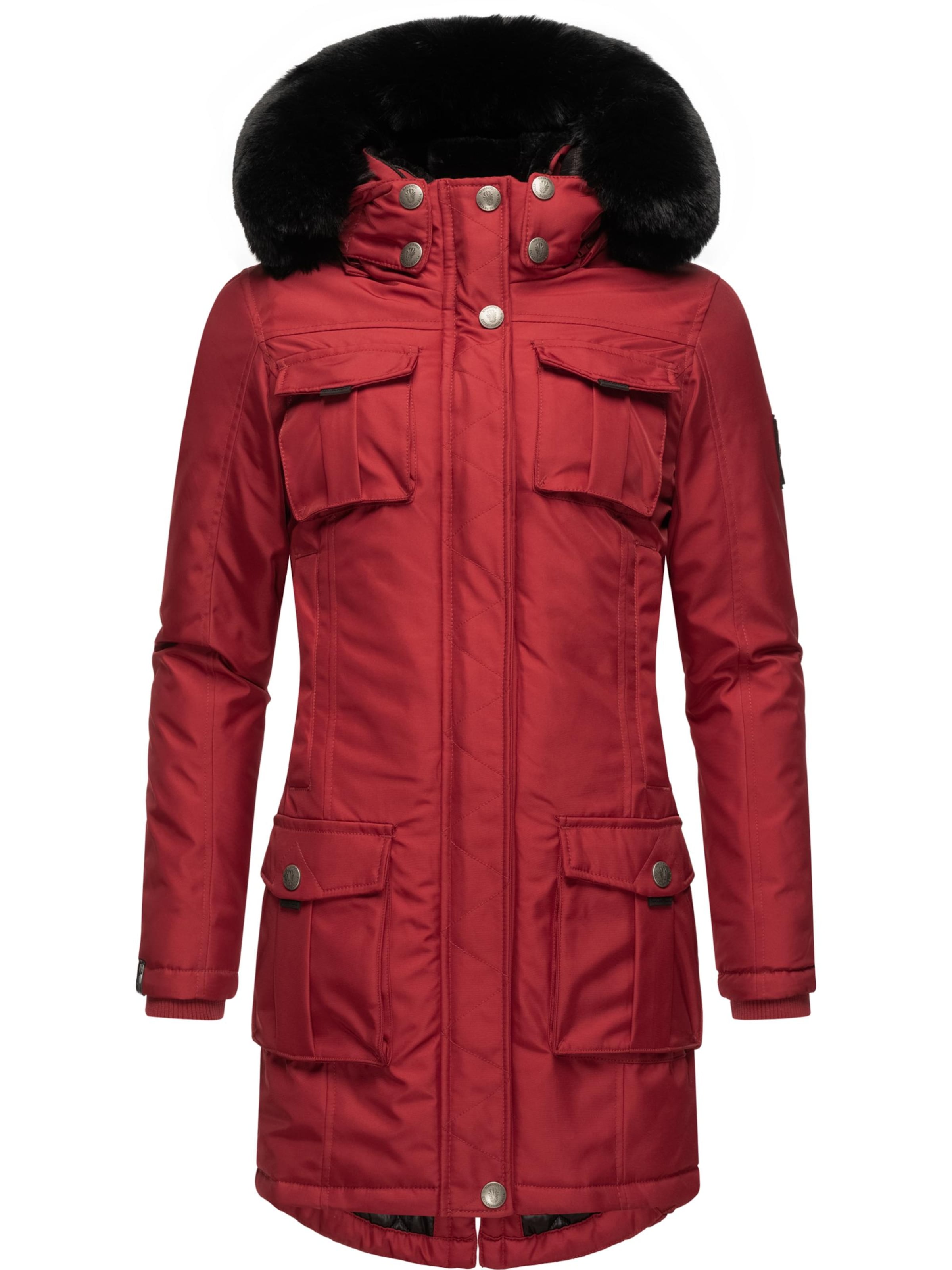 Veste fonctionnelle 'Tiniis' NAVAHOO en rouge : devant