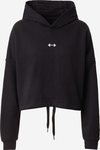 NEBBIA Athletic Sweatshirt in Black: front