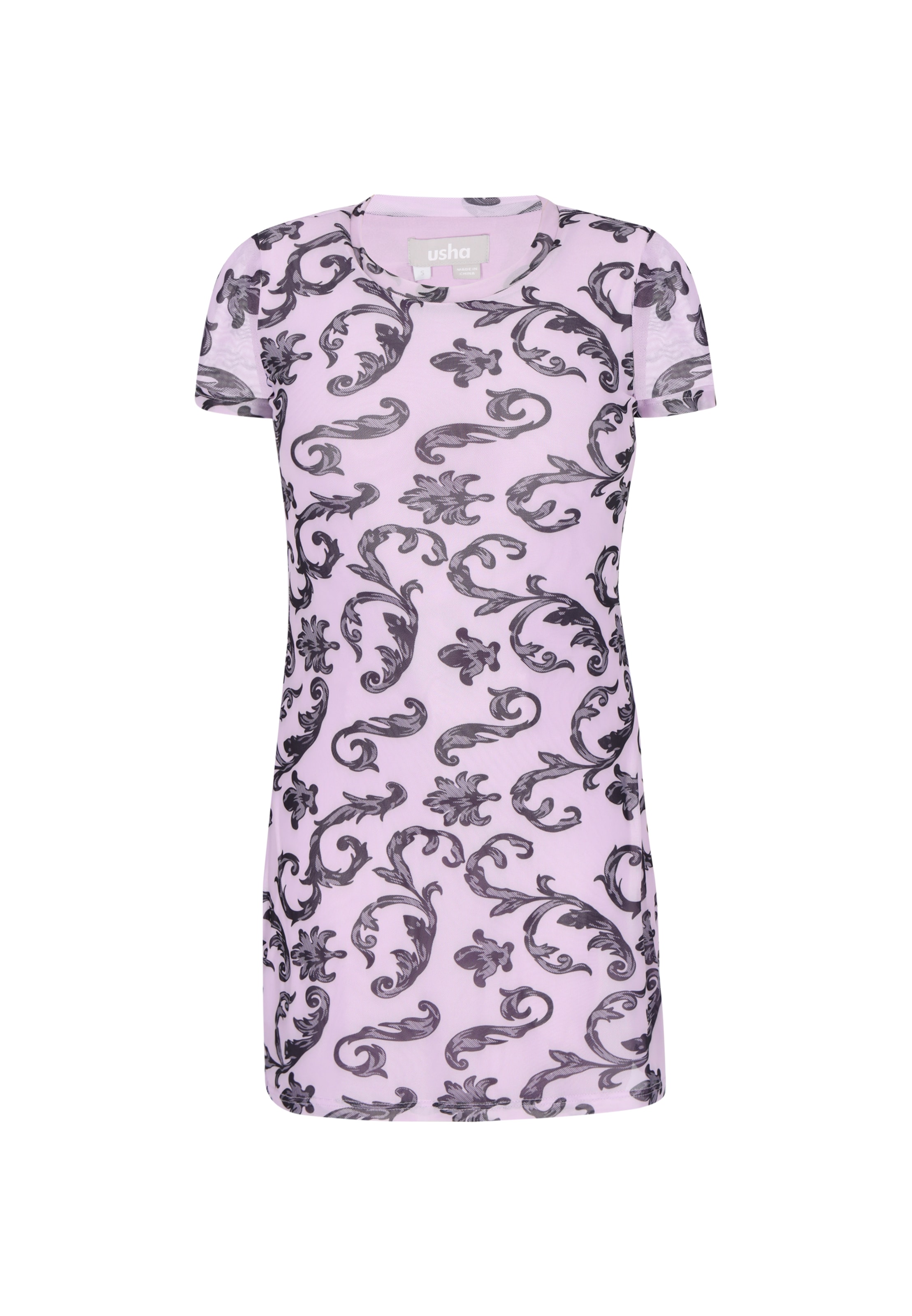 Usha Dress in Pink: Vorderseite