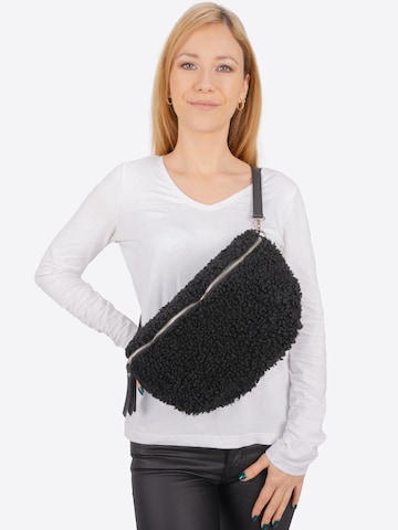Sacs banane 'Fluffy' Seasons of April en noir : devant