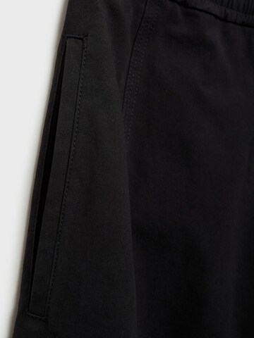 MANGO Loosefit Broek 'FOG' in Zwart