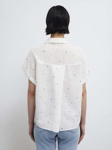 Mavi Blouse in White