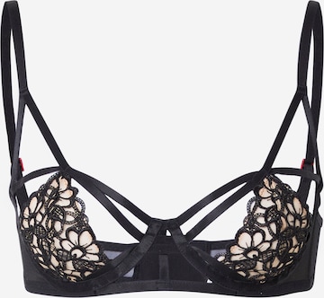 Reggiseno di Scandale éco-lingerie in nero: frontale