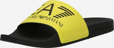 EA7 Emporio Armani Badeschuh in gelb / schwarz, Produktansicht
