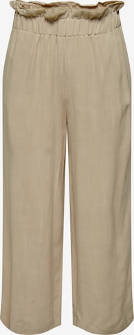 ONLY Wide Leg Hose 'Solvi' in Beige: predná strana