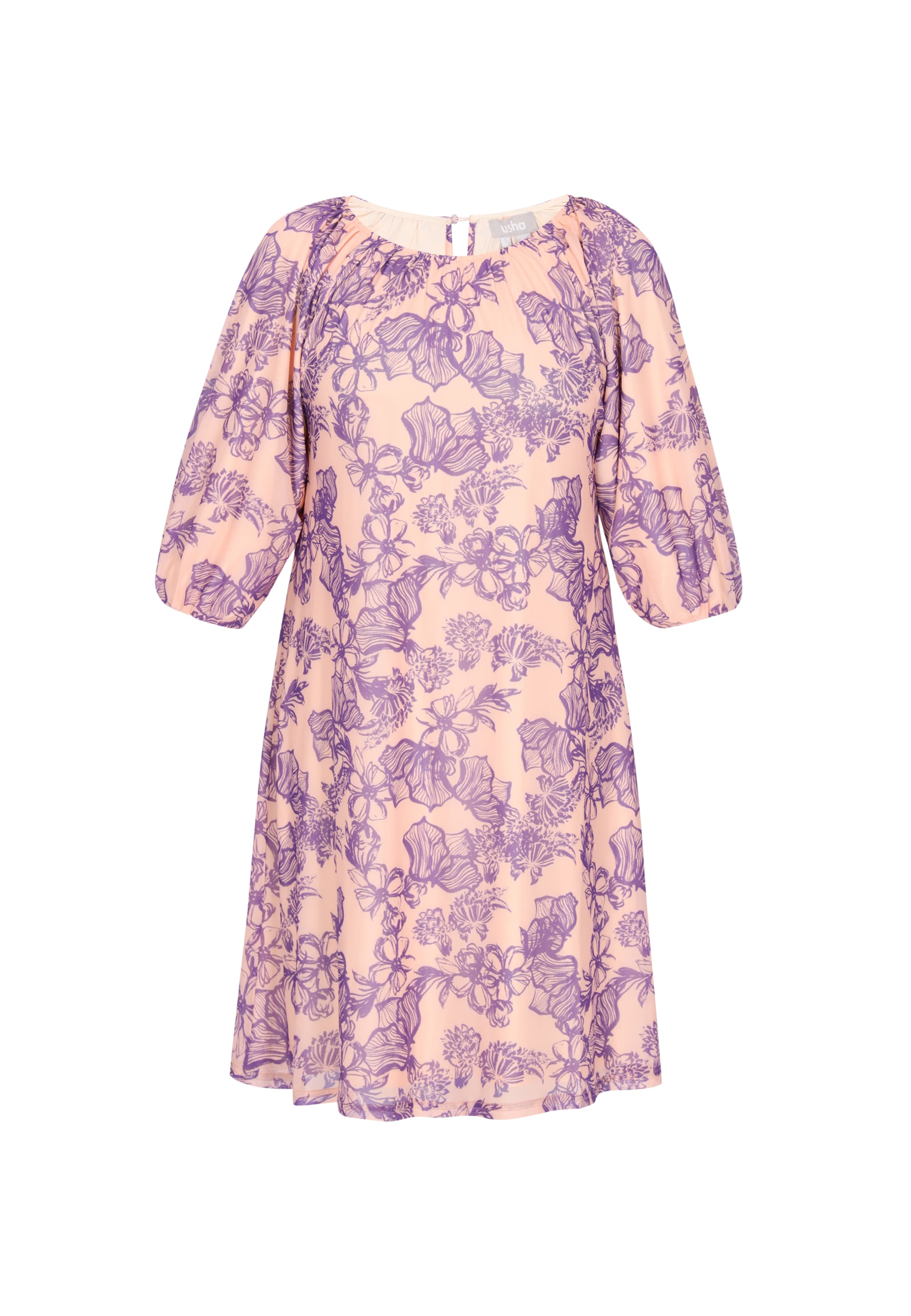 Usha Jurk in Lila: voorkant