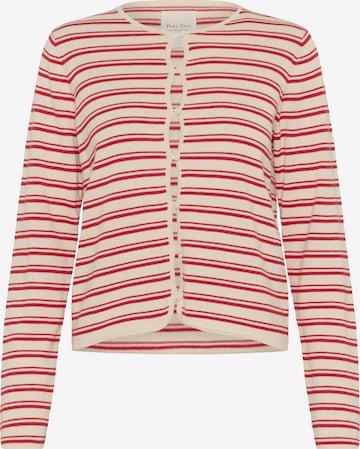 Cardigan 'Pavline' Part Two en rouge : devant