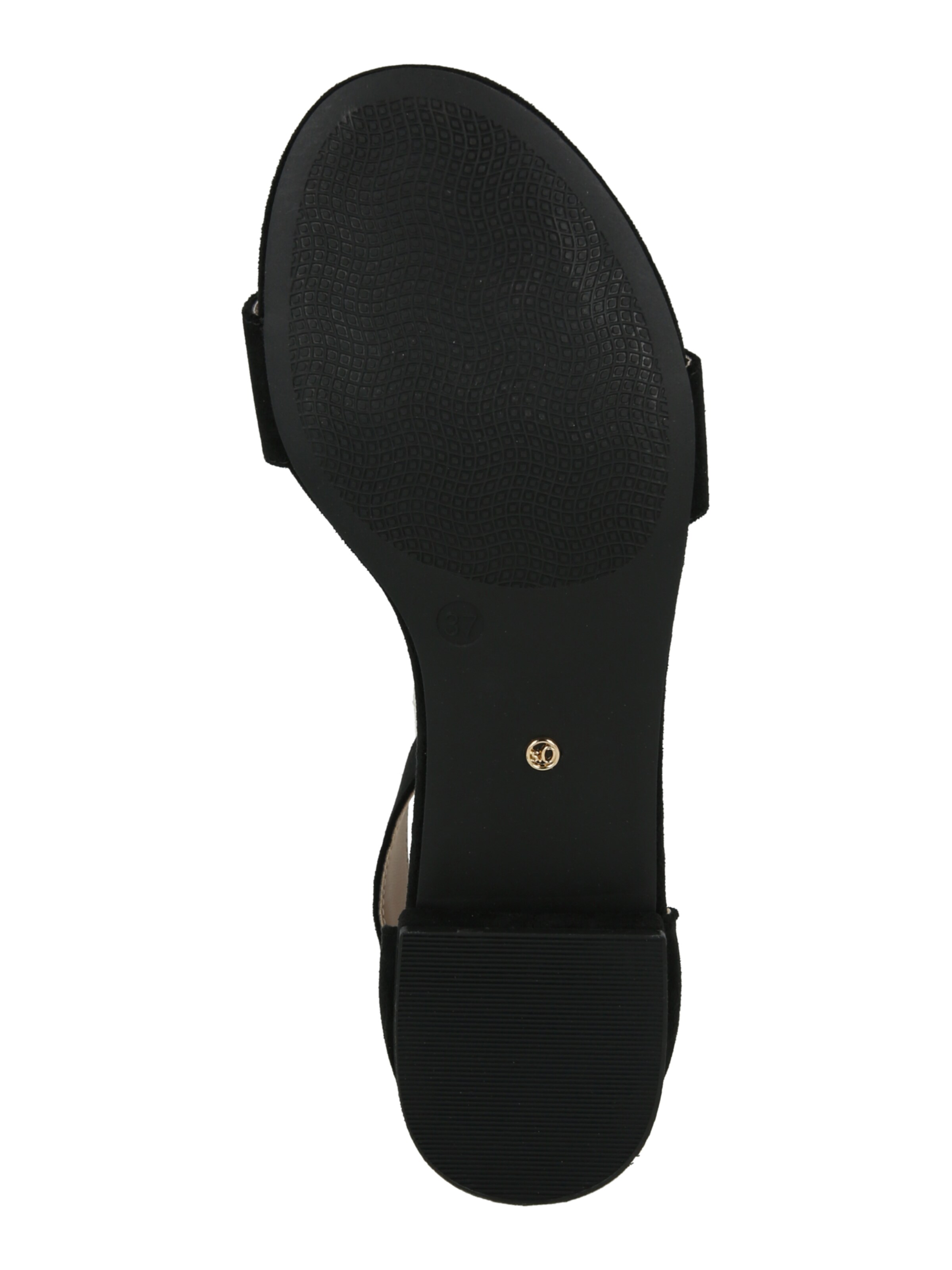 s.Oliver Strap sandal in Black