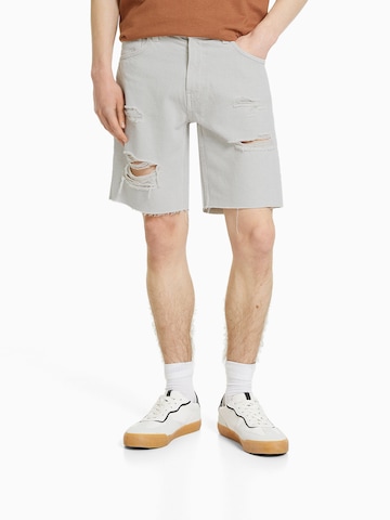 Bershka Slimfit Farmer - lila: elől