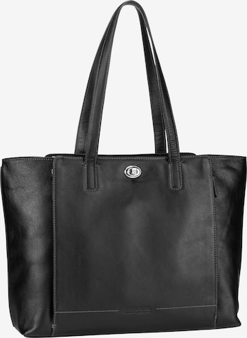 LEONHARD HEYDEN Shopper 'Nizza' in Black: front