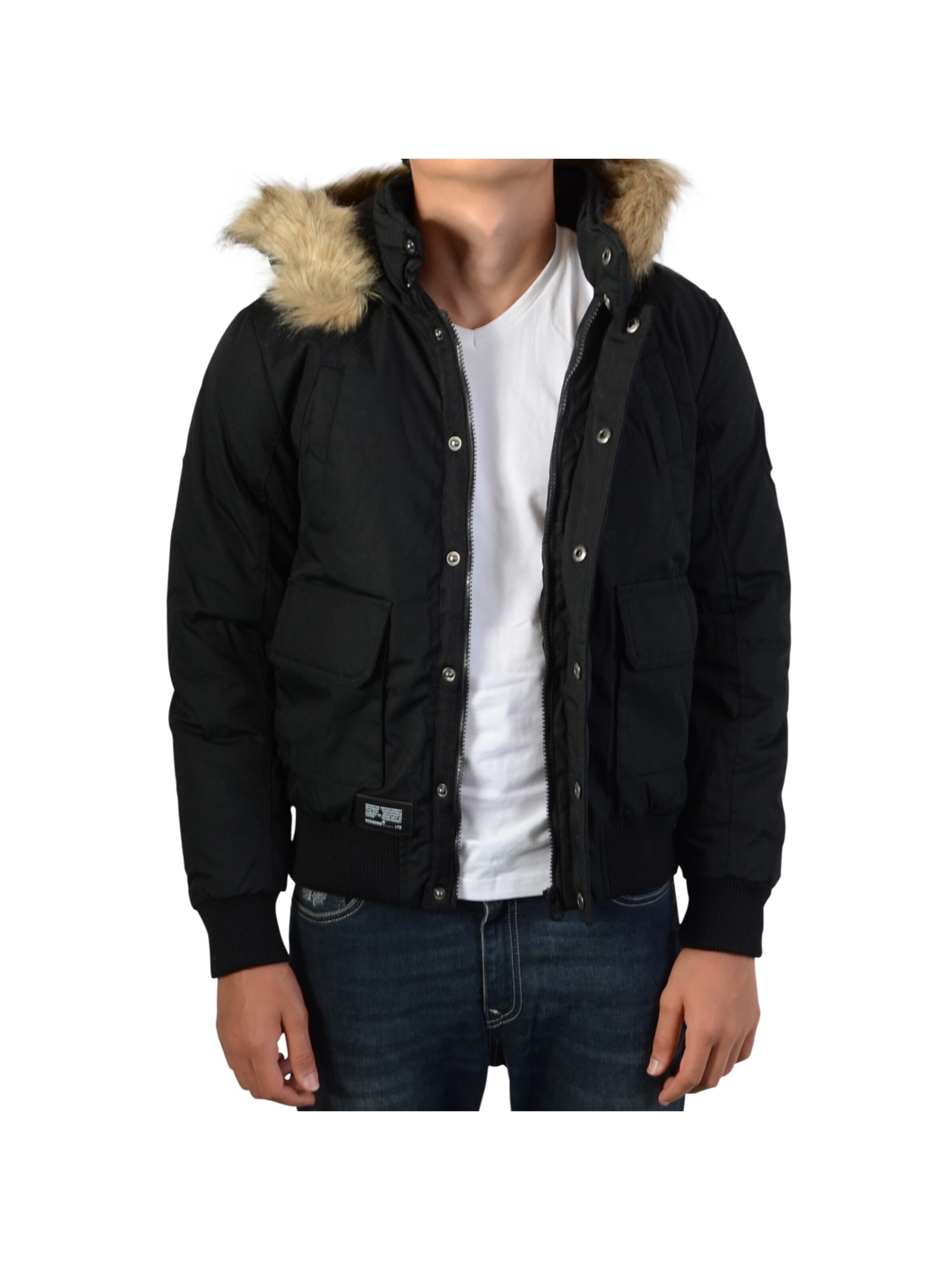 REDSKINS Übergangsjacke‌‌‌‌‌‌‌‌‌ in Schwarz