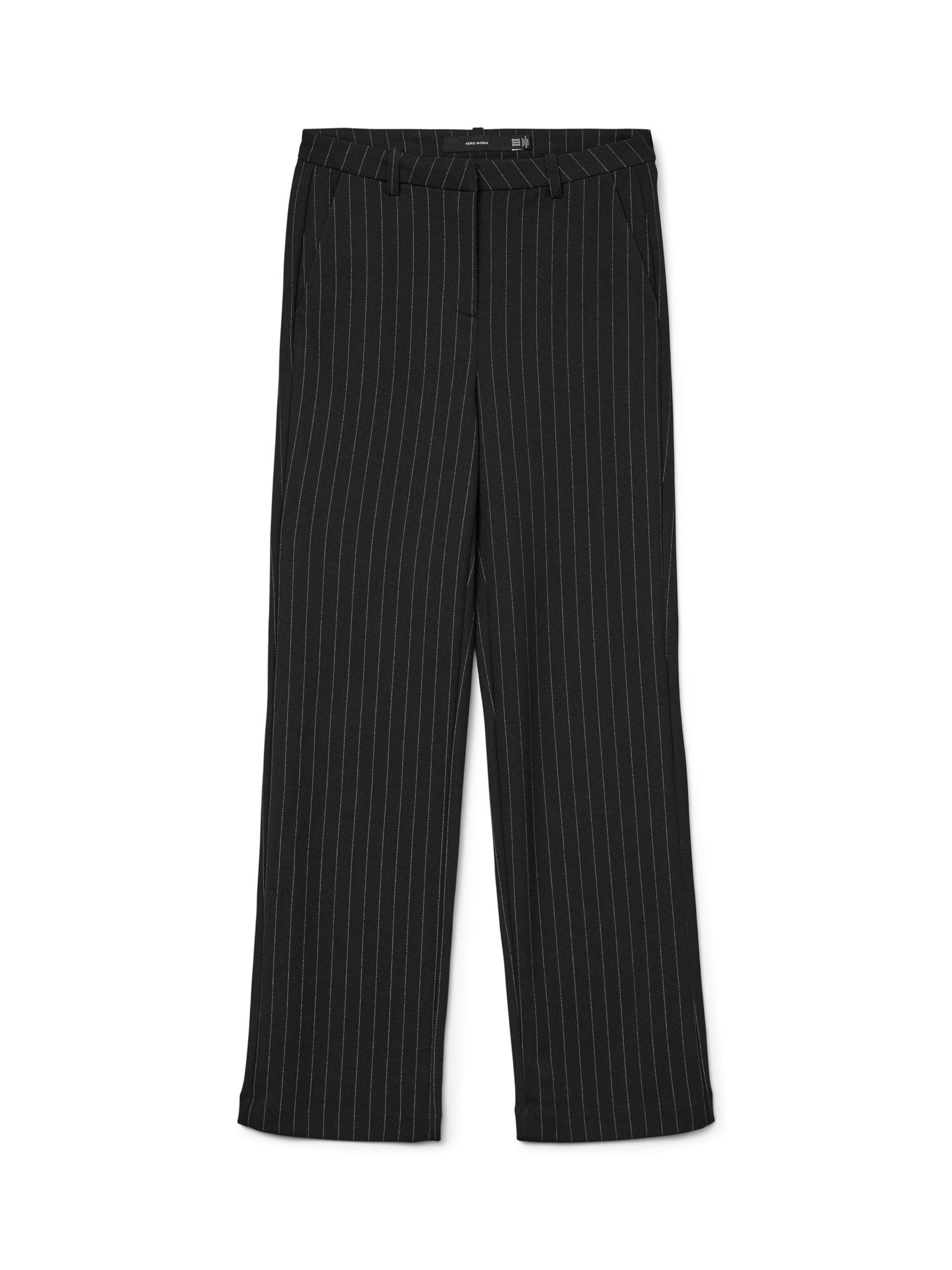 VERO MODA Pantalón 'ZAMIRA' en gris / blanco, Vista del producto