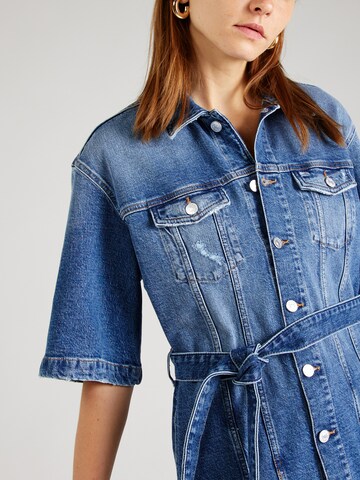 Tommy Jeans - Vestido camisero en azul