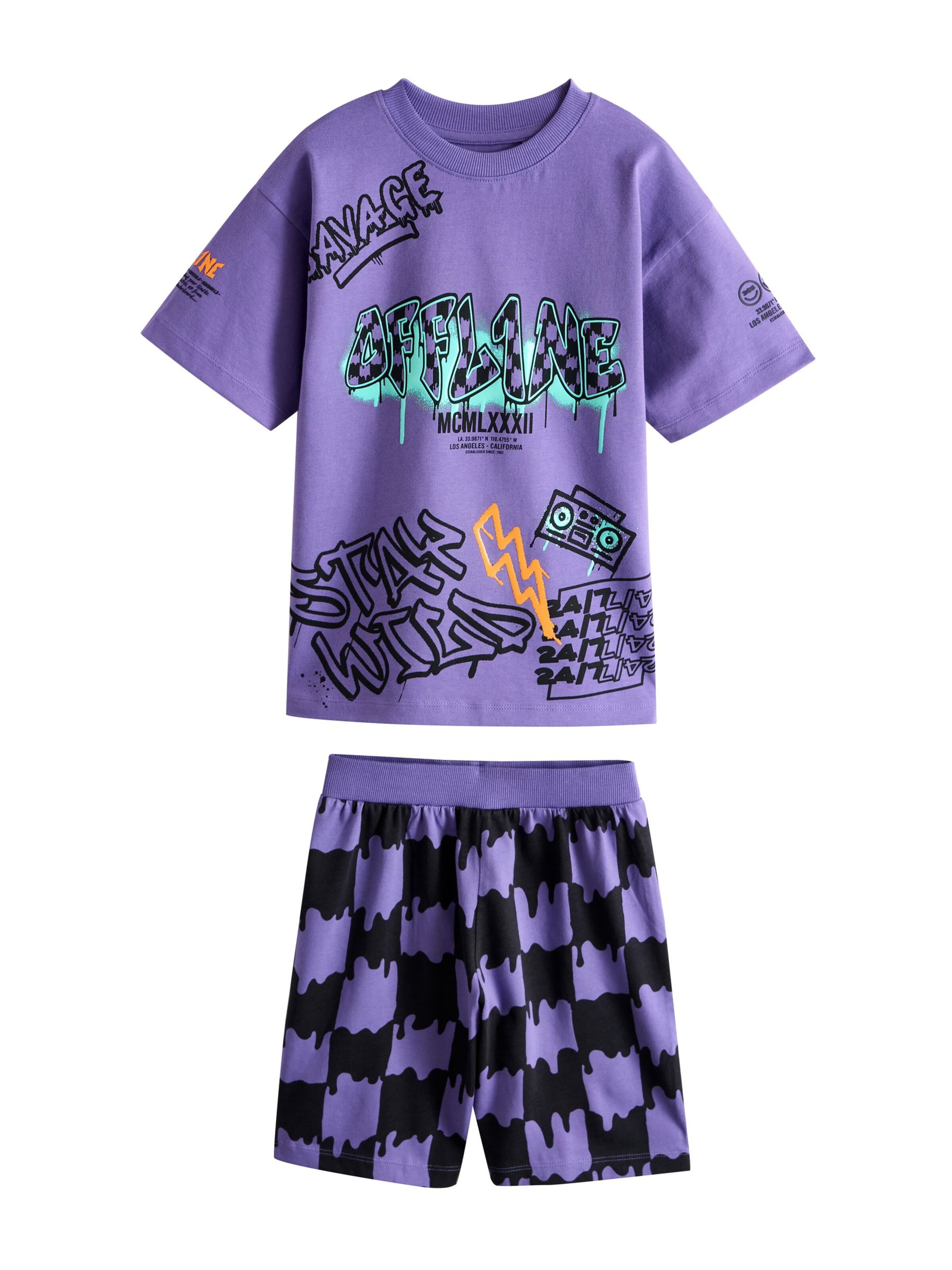 Next Schlafanzug in Lila