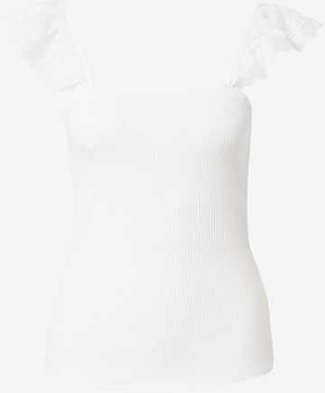 GAP Top 'EYELET' - biela: predná strana