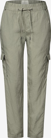 STREET ONE Loosefit Hose in Grün: Vorderseite