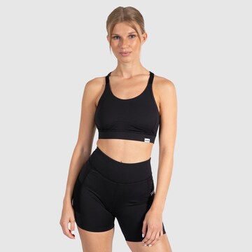 Bustier Soutien-gorge de sport 'Althea' Smilodox en noir : devant